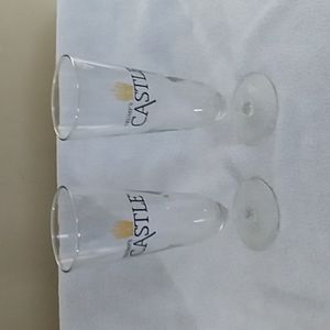 Pair of Trump Castle Pilsner Glasses